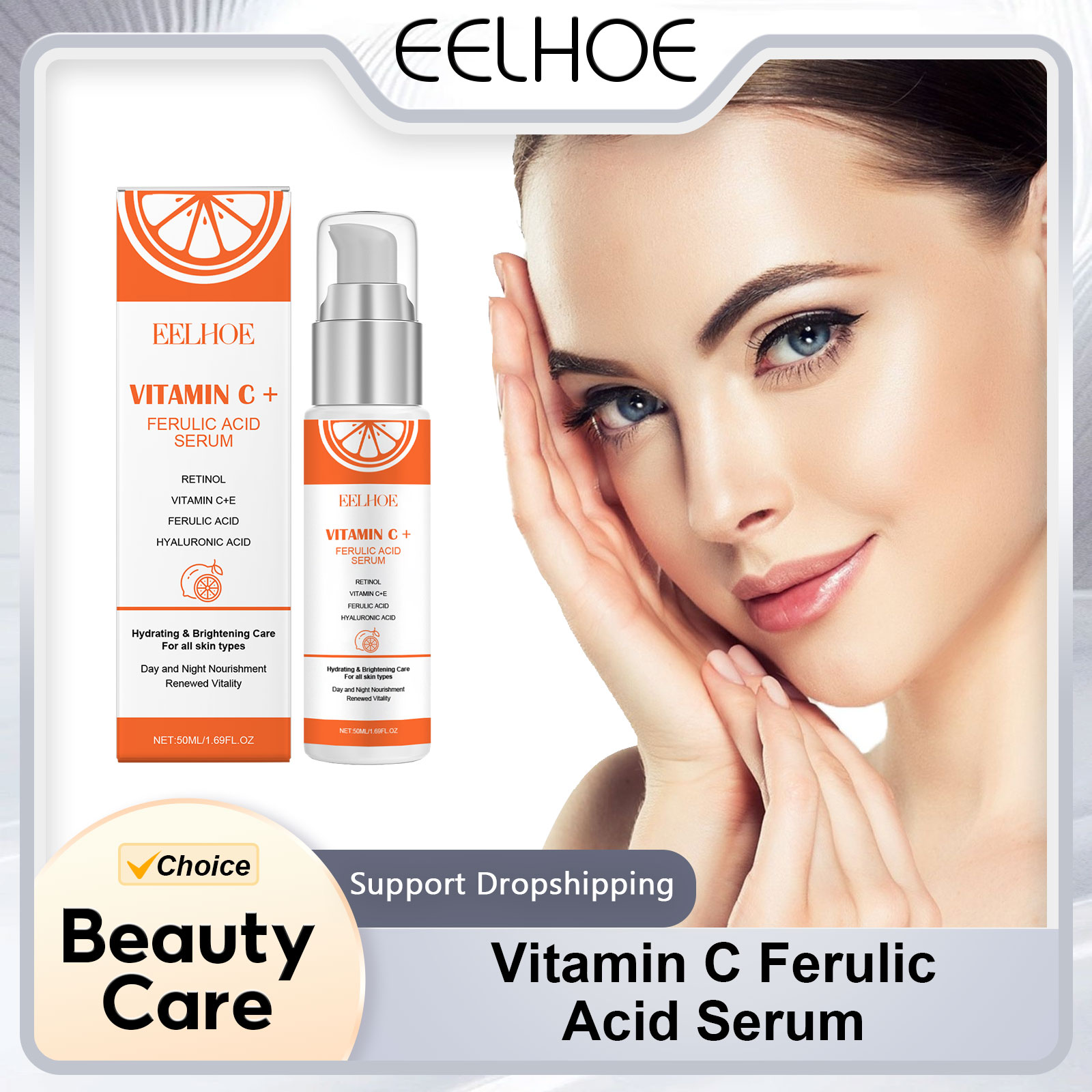 Growth Factor Serum - EELHOE فيتامين C E مصل حمض