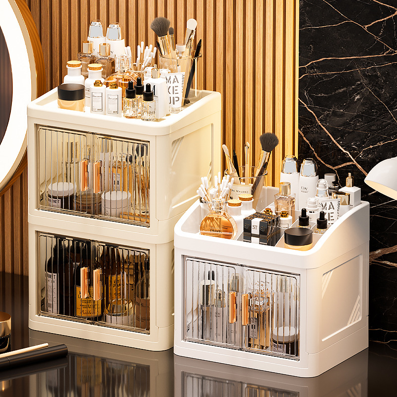 Luxury Skincare Gifts - خزانة تخزين مكياج متعددة الطبقات بسعة