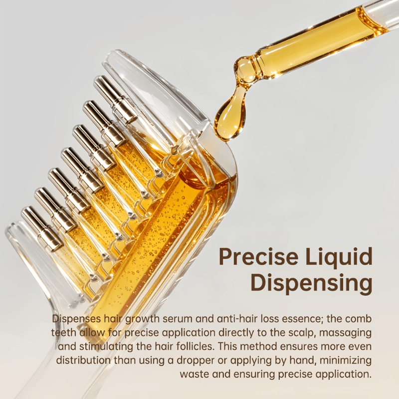 مشط شعر شفاف لتطبيق الزيوت الع - مراجعة Growth Factor Serum وسعره