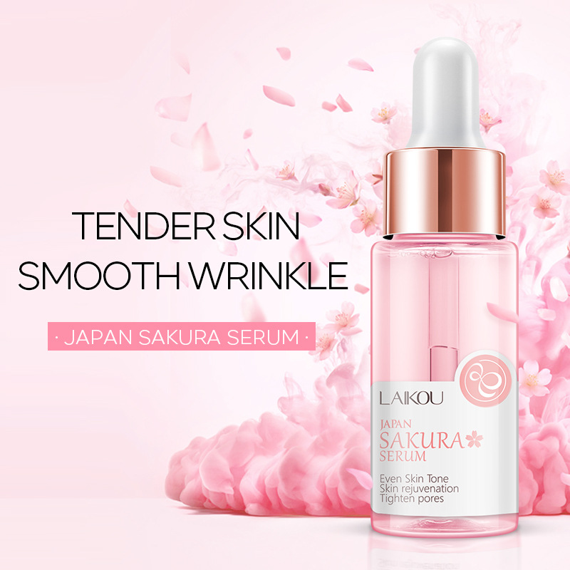 LAIKOU-Japan Sakura مصل للوجه  - مراجعة Growth Factor Serum وسعره