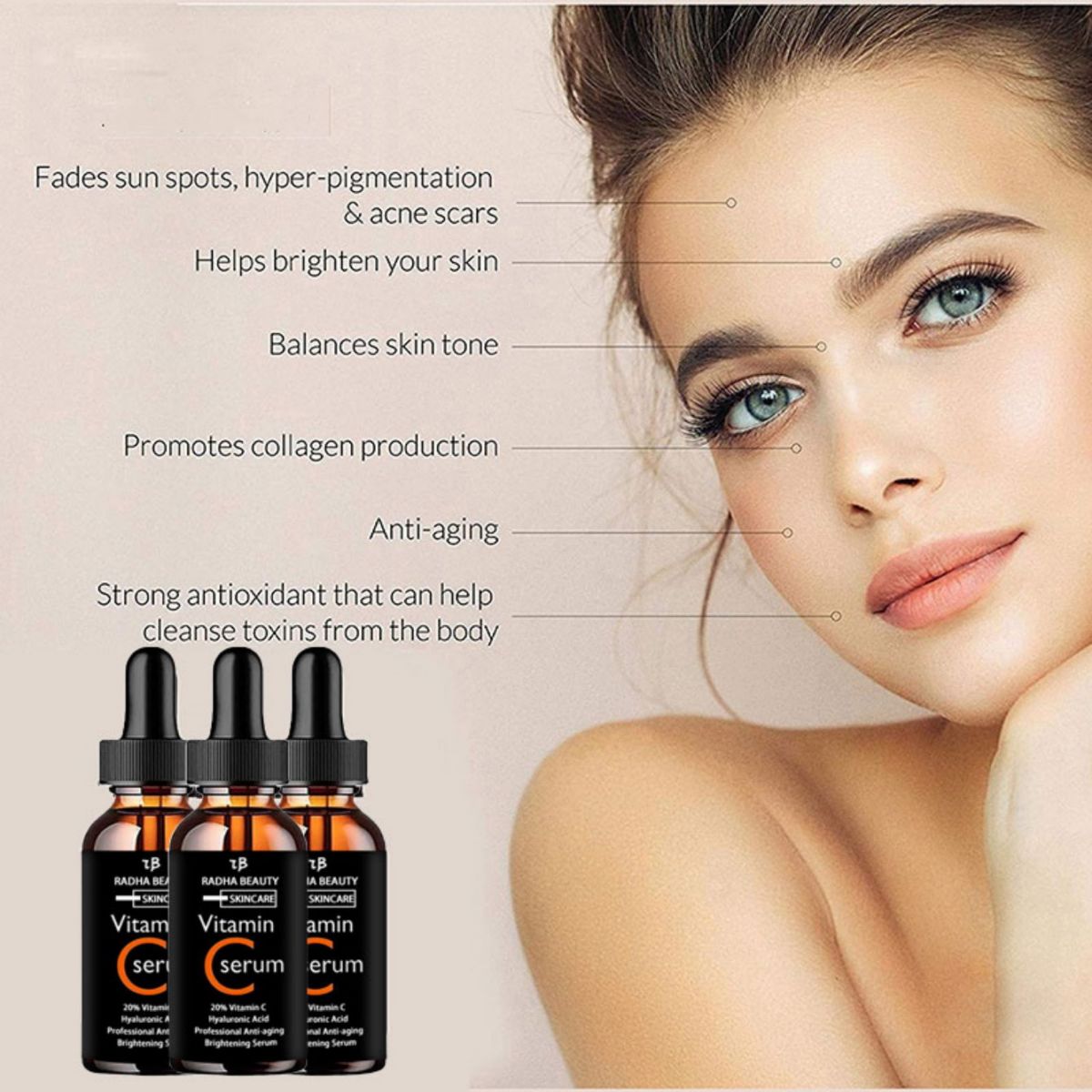 سيروم فيتامين C مصل الوجه ترطي - مراجعة Growth Factor Serum وسعره