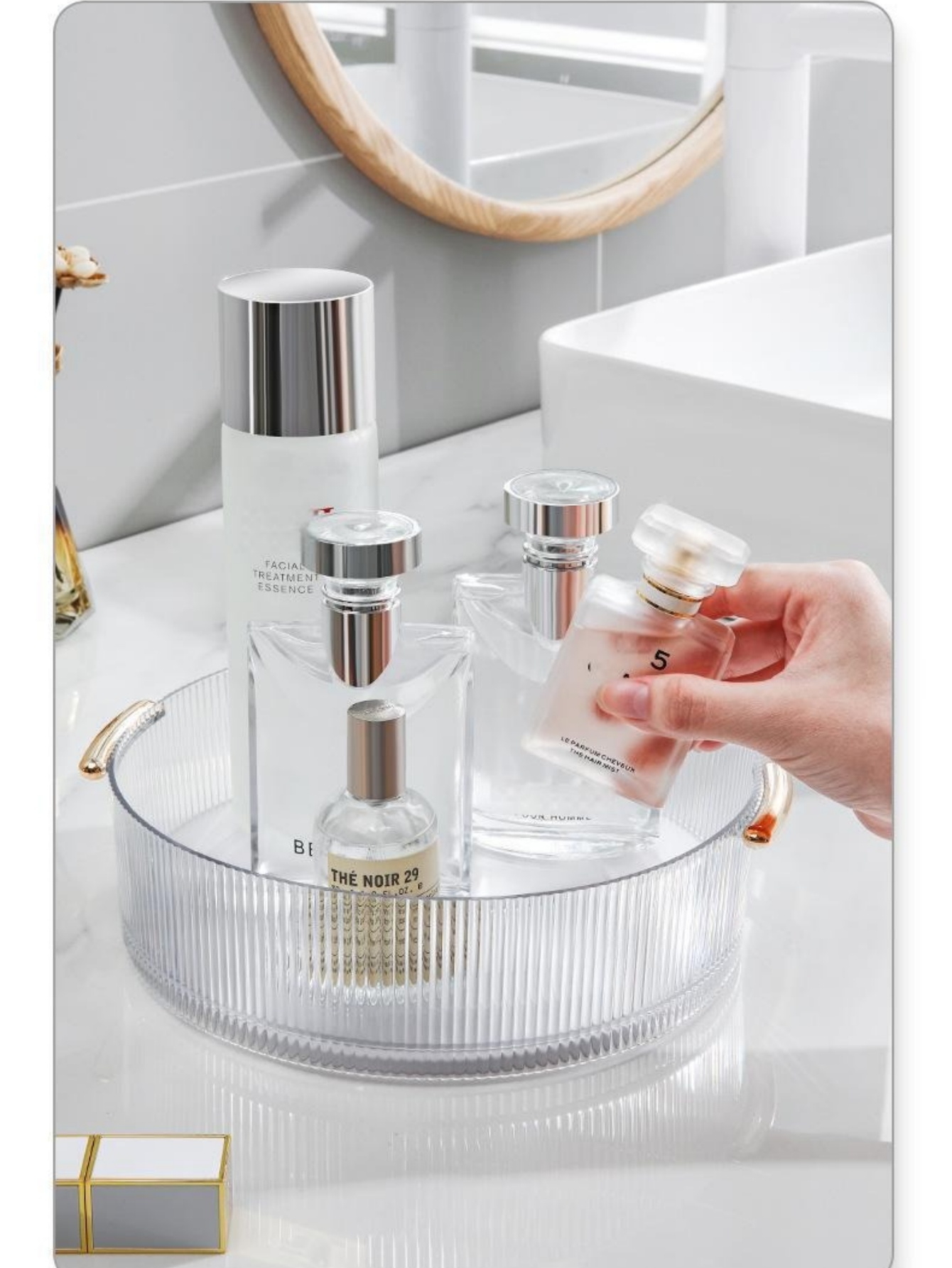 صينية تخزين مستحضرات التجميل ش - مراجعة Luxury Skincare Gifts وسعره
