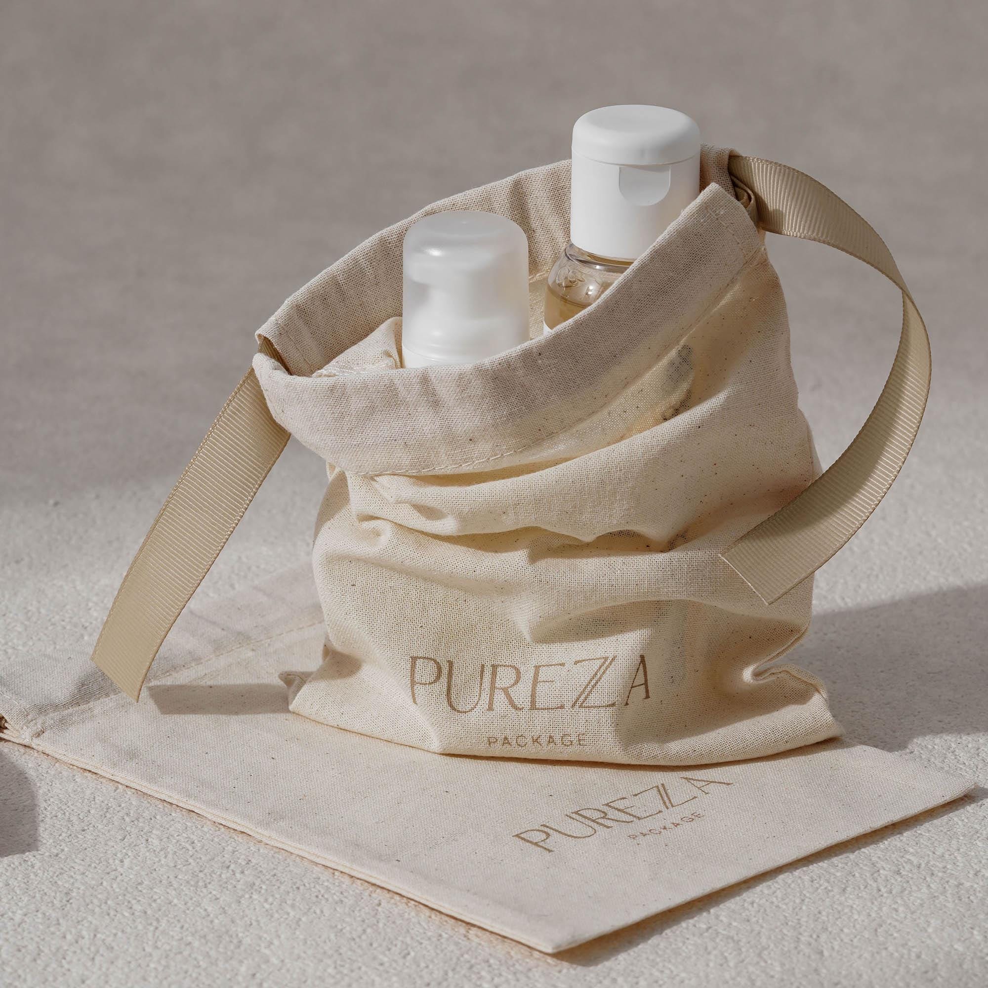 حقيبة قطنية طبيعية قابلة للتخص - مراجعة Luxury Skincare Gifts وسعره