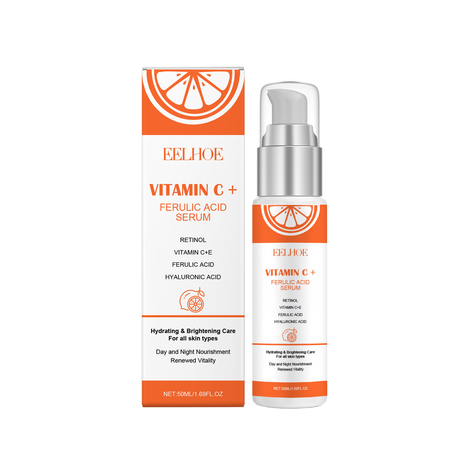 EELHOE فيتامين C E مصل حمض الف - مراجعة Growth Factor Serum وسعره